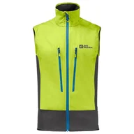 Odzież trekkingowa damska - Kamizelka turystyczna męska Jack Wolfskin Alpspitze softshell - miniaturka - grafika 1
