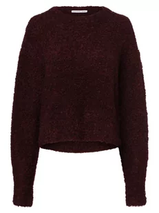 Designers Remix - Sweter damski z dodatkiem alpaki  Brielle, czerwony - Swetry damskie - miniaturka - grafika 1