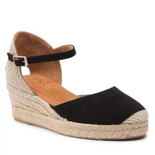 Sandały damskie - Espadryle UNISA - Cisca 22 Ks  Black - grafika 1