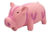 Zabawki dla psów - BarryKing Świnka, zabawka dla psa, latex, różowa, z dźwiękiem, 15cm - miniaturka - grafika 1