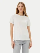 Koszulki i topy damskie - Pieces T-Shirt Anora 17148789 Biały Regular Fit - miniaturka - grafika 1