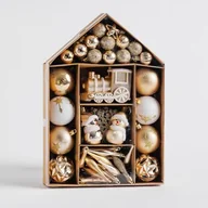 Bombki - Bombki Festive House komplet 70 szt.złoty - miniaturka - grafika 1