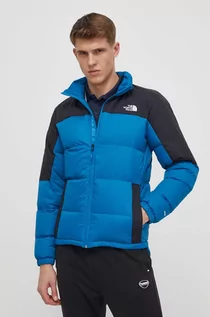 Kurtki męskie - The North Face kurtka puchowa DIABLO męska kolor niebieski zimowa - grafika 1