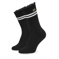 Skarpetki damskie - Skarpety długie Lacoste RA7788 Czarny - miniaturka - grafika 1