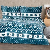 Pościel - 4Home Pościel mikroflanela Nordic love, 140 x 200 cm, 70 x 90 cm - miniaturka - grafika 1