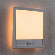 Lampy ogrodowe - Paulmann Lamina kinkiet czujnik, CCT kątowy biały - miniaturka - grafika 1