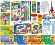 Przybory szkolne - BAMBINO Wyprawka Szkolna zestaw plastyczny 22el - miniaturka - grafika 1