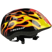Kaski rowerowe - KASK ROWEROWY DZIECIĘCY REGULOWANY DUNLOP R. (48-52CM) FIRE - miniaturka - grafika 1