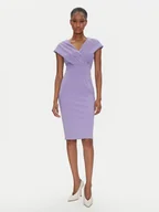 Sukienki - Rinascimento Sukienka koktajlowa CFC0122760003 Fioletowy Regular Fit - miniaturka - grafika 1