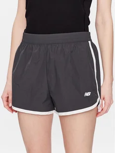 New Balance Szorty sportowe WS31500 Szary Athletic Fit - Spodenki damskie - miniaturka - grafika 1