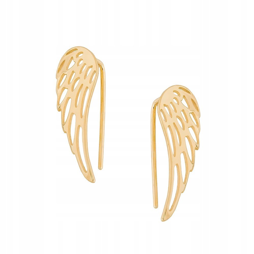 Nausznice złote srebro pr. 925 Skrzydła Anioła