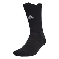 Skarpetki damskie - Skarpety za kostkę ADIDAS TENNIS CRW SOCK HT1645 – Czarny - miniaturka - grafika 1
