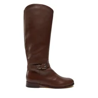 Kozaki damskie - Oficerki Lauren Ralph Lauren 802937804003 Brązowy - miniaturka - grafika 1