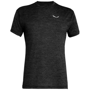 Koszulka męska Salewa Puez Melange Dry M S/S Tee Rozmiar: XXL / Kolor: ciemnoszary - Koszulki sportowe męskie - miniaturka - grafika 1