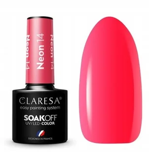 Claresa Lakier Hybrydowy Do Paznokci Neon 14 Pomarańczowa Czerwień Róż - Lakiery hybrydowe Claresa Lakier Hybrydowy Do Paznokci Neon 14 Pomarańczowa Czerwień Róż - Lakiery hybrydowe - miniaturka - grafika 1
