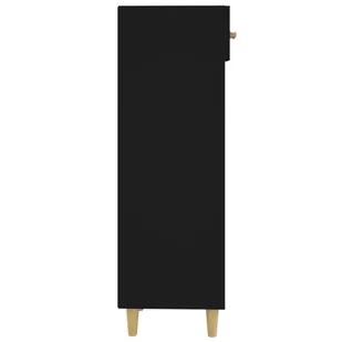 Lumarko Szafka na buty, czarna, 30x35x105 cm, materiał drewnopochodny - Szafki na buty - miniaturka - grafika 6