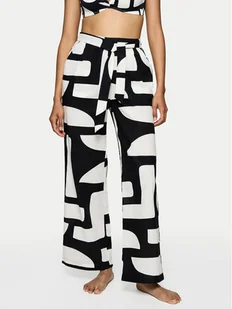 Triumph Spodnie materiałowe Summer 10222571 Czarny Relaxed Fit - Spodnie damskie - miniaturka - grafika 1