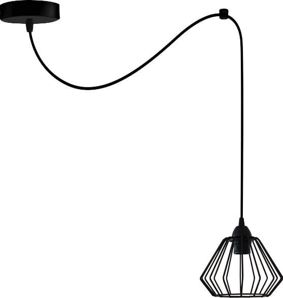 Lampa wisząca Solar SFERA Lampa loft diament 1 płomienna pająk