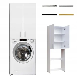 Szafka łazienkowa Słupek nad pralkę szer. 64cm Producent Kod: 426 - Szafki łazienkowe - miniaturka - grafika 1