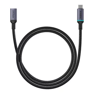 Przedłużenie kabla USB-C Baseus męski do żeński High Definition 10Gbps, 1m (czarny) - Kable komputerowe i do monitorów - miniaturka - grafika 2