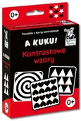Książki edukacyjne - A kuku! Kontrastowe wzory. Poradnik + karty obrazkowe - miniaturka - grafika 1