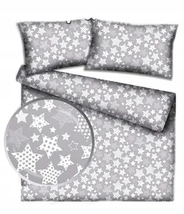 pościel bawełna lux 220x220 + 2 poszewka B 241 gwiazdy szare - Pościel pościel bawełna lux 220x220 + 2 poszewka B 241 gwiazdy szare - Pościel - miniaturka - grafika 1