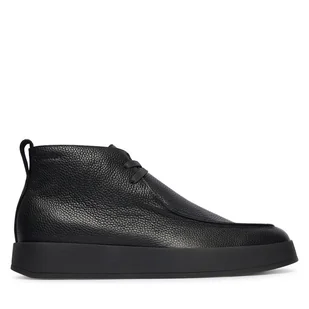 Trzewiki Calvin Klein Hybrid Cup Apron Boot Lth HM0HM01987 Czarny - Botki męskie - miniaturka - grafika 1