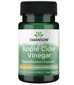 Suplementy naturalne - SWANSON Apple Cider Vinegar Double-Strength - 30 tabletek - miniaturka - grafika 1