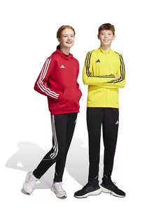 Spodnie i spodenki dla dziewczynek - adidas Performance spodnie dresowe dziecięce TIRO23 L PNT Y kolor czarny z aplikacją - grafika 1