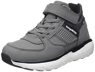 KangaROOS Unisex K-ts Caspo Ev RTX buty dziecięce, Steel Grey Jet Black, 33 EU - Buty dla dziewczynek - miniaturka - grafika 1