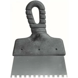 Dedra Szpachelka zębata stal nierdzewna kwasoodporna do kleju 150 mm ząb 8x8 rączka plastikowa ZP150N/8 zp150n8 - Narzędzia murarskie - miniaturka - grafika 1