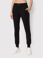 Spodnie sportowe damskie - Guess Spodnie dresowe V2YB18 K7UW2 Czarny Regular Fit - miniaturka - grafika 1