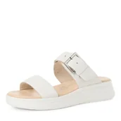 Klapki i japonki damskie - MARCO TOZZI Klapki damskie 2-27200-44, biały, 40 EU - miniaturka - grafika 1