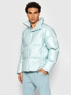 Kurtki damskie - Rains Kurtka zimowa Unisex 1522 Błękitny Boxy Fit - miniaturka - grafika 1