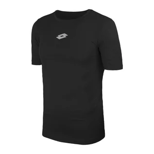 Koszulki sportowe męskie - Podkoszulek termiczny do piłki nożnej z krótkim rękawem LOTTO DELTA UND TEE SML - grafika 1