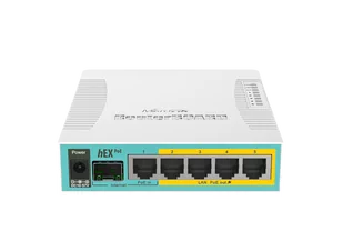 Router Mikrotik RB960PGS 5x RJ-45 10/100/1000 Mb/s 1x SFP Port - Routery - miniaturka - grafika 1