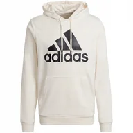 Bluzy męskie - Bluza męska adidas M BL FT HD kremowa HE1846 XL - miniaturka - grafika 1