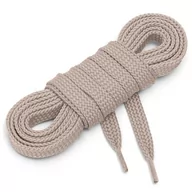 Akcesoria obuwnicze - Sznurówki sznurowadła płaskie 7 mm beżowy 75 cm - miniaturka - grafika 1