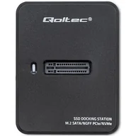 Obudowy i kieszenie na dyski twarde - Qoltec Stacja Dokująca Dysków Ssd M.2 Sata/Pcie | Ngff/Nvme | Usb 3.1 - miniaturka - grafika 1