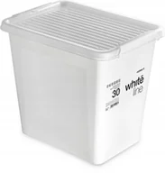 Pojemniki kuchenne - ORPLAST SP. Z O.O. SP. K. Pojemnik Z Pokrywą White Line 30l 1542 AUR000347 - miniaturka - grafika 1