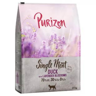 Purizon Single Meat, kaczka z kwiatami lawendy - 2,5 kg - Sucha karma dla kotów - miniaturka - grafika 1