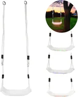 Place zabaw - Białe ŚWIECĄCE Siedzisko do huśtawki 40 cm ledowe - miniaturka - grafika 1