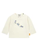 Kaftaniki dla niemowląt - Steiff Koszulka w kolorze kremowym - miniaturka - grafika 1