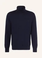 Swetry męskie - Calvin Klein Golf Z Wełny Merino blau - miniaturka - grafika 1