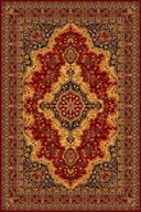 Dywany - Dywan Dywilan Polonia KRÓLEWSKI burgund wełna - miniaturka - grafika 1