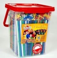 Klocki - 4M Klocki BAMP Konstrukcyjne Przestrzenne 1000 Elem. Słomki konstrukcyjne 1000 elementów Bamp - miniaturka - grafika 1
