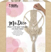 Zabawki kreatywne - Graine Creative Zestaw do Makramy kółko 26x70 cm GC-791058 - miniaturka - grafika 1