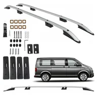 Akcesoria do bagażników dachowych - Relingi dachowe VOLKSWAGEN TRANSPORTER T5 T6 długi LONG SREBRNE - miniaturka - grafika 1