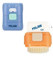 Gumki biurowe - GUMKA ZMIOTKA COMPACT FUN ANIMALS MILAN - miniaturka - grafika 1