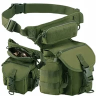 Nerki - TORBA SASZETKA BIODROWA NA NOGĘ WOJSKOWA TAKTYCZNA POJEMNA MILITARNA - miniaturka - grafika 1